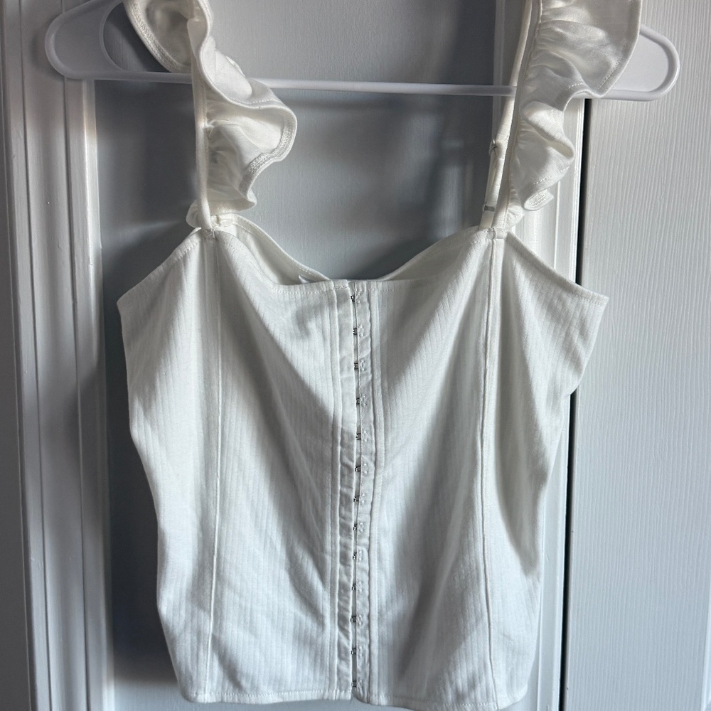 NWT BB Dakota Steve Madden - Anthropologie Women's White Vest